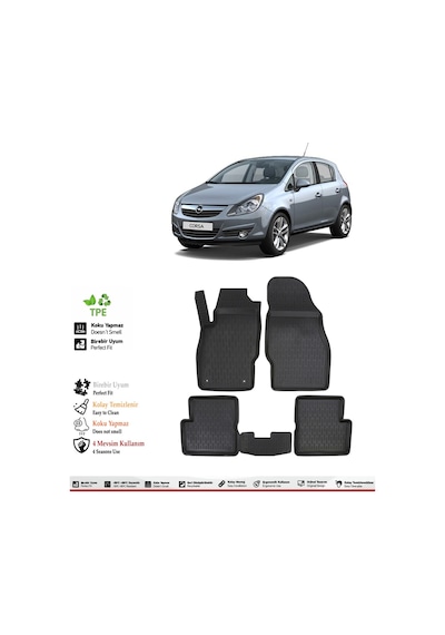 Opel Corsa D 2013 Model 4d Havuzlu Paspas