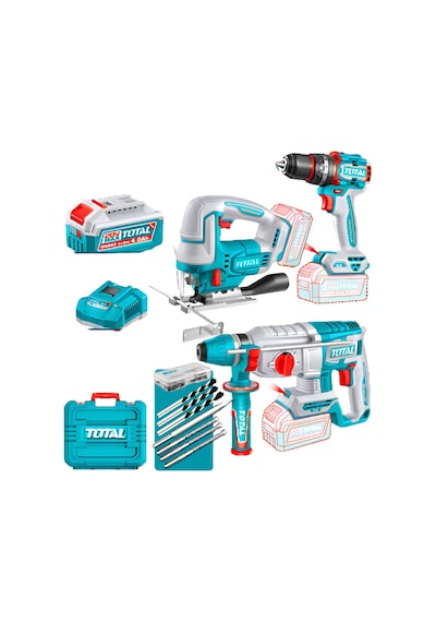 Total Avantaj 3 Lü Set - D.matkap & Kırıcı Delici & Dekupaj Tcklı203136e