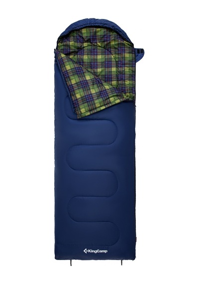 Kingcamp Sevan 250 Konforlu Uyku Tulumu Navy Sol F. Lacivert