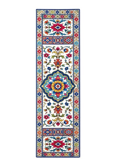 Vibrant Boho 4'lü Kırlent Kılıfı Seti Ve 1 Adet Runner Vibrant Boho - 902980989 Vibrant Boho