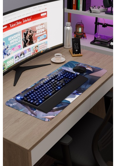 Wanderer Genshin Impact Anime Gacha V3 - 70x30 Xl Gaming Mouse Pad Fare Altlığı