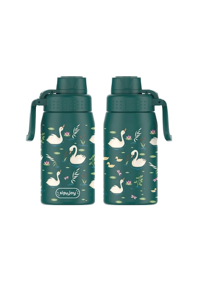 Sipnjoy - Widewonder Çocuk Su Termosu 420 Ml - Swan Harmony