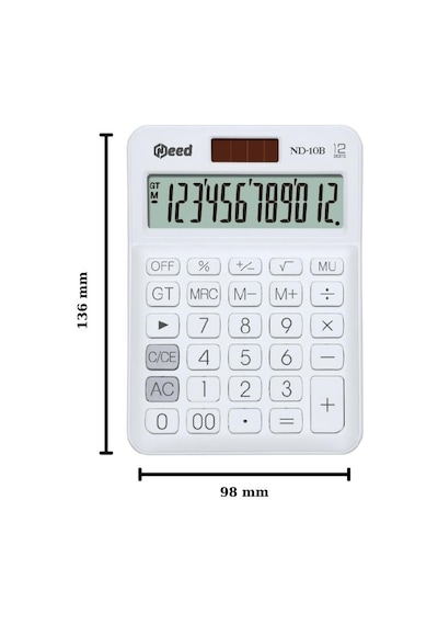 Need Nd-10b Beyaz Hesap Makinesi Beyaz