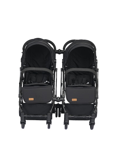 4 Baby Travel İkiz Bebek Arabası Black Drone Sky Kabin Sistem