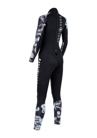 Aqualung Hydroflex Kadın 3Mm Dalış Elbisesi Siyah/Gri - (544595956) Siyah