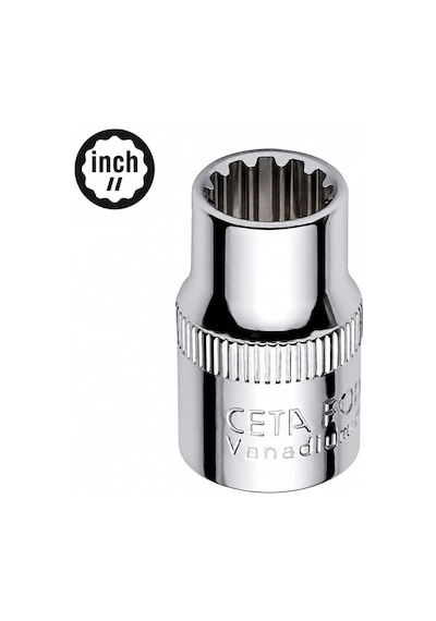 Ceta Form 3/8 Spline Lokma Anahtar