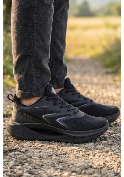 In Step Free Trailing -kömür Ultra Hafif Performans Ve Günlük Erkek Yürüyüş Ayakkabısı Siyah