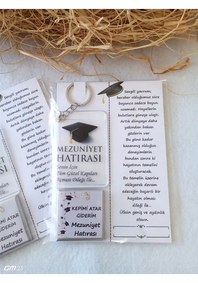 Farklı Market Mezuniyet Hediyesi Çikolata Ve Anahtarlık 5 Adet