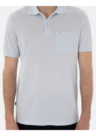 Pierre Cardin Erkek Buz Mavisi Tişört Basic 50306552-vr095 Buz Mavisi