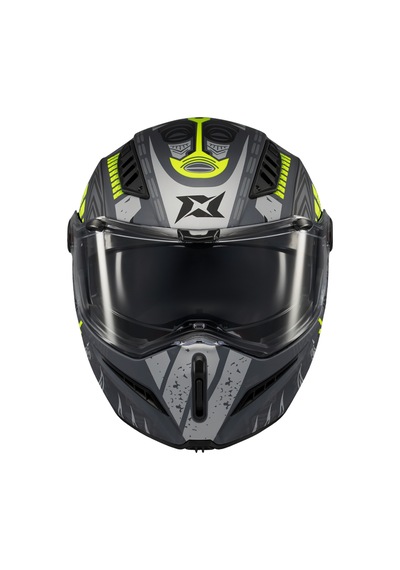 Ghostfighter Sv Boho C3 Gri Motosiklet Çene Açılır Kask Çok Renkli