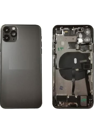 Apple Uyumlu iPhone 11 Pro İle Dolu Kasa Siyah
