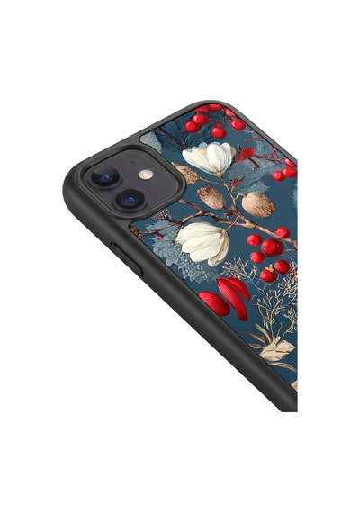 İphone 11 Uyumlu Winter Desenli Kamera Korumalı Darbelere Dayanıklı Kılıf 535-winter-iphone11