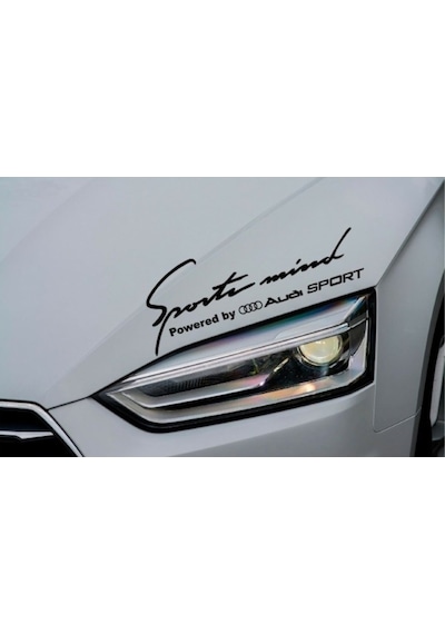 Powered By Audi Sport Mind Oto Araba Sticker Araba Stickerı