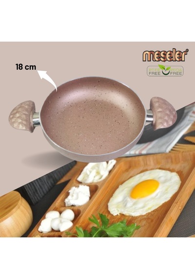 Meşeler Granit 18 CM Yumurta Sahan Rose