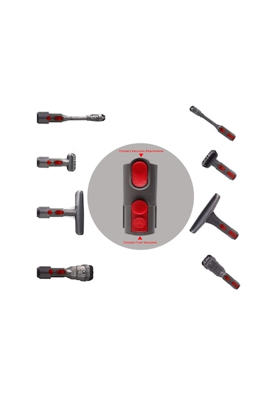 Dyson V15,v11 V10 V8 V6 V7 Uyumlu Dik Süpürge İle Fırça Aksesuar Seti