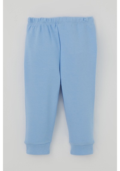 Breeze Erkek Bebek Pijama Takımı Ekose Desenli Önden Çıtçıtlı 4 Ay-1 Yaş, Mavi