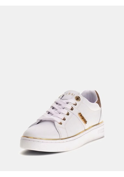 Guess Britz 4g Logolu Kadın Sneaker Ayakkabı Flfbtzele12 Beyaz