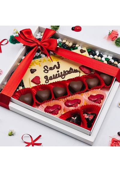 Nin Chocolate Seni Seviyorum Spesiyal Çikolata Kutusu