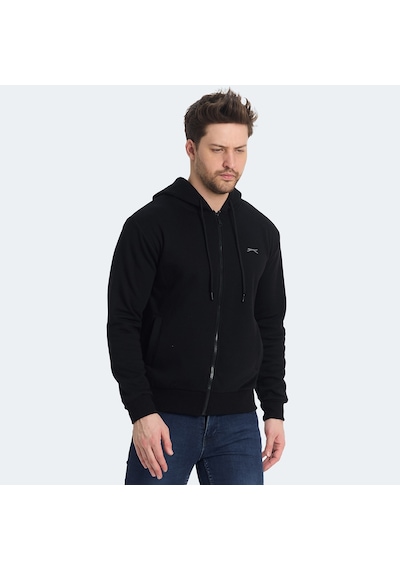 Slazenger KOZZAX IN Erkek Sweatshirt Siyah