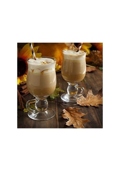 44159 Irısh Coffe Latte Bardağı Kulplu Bardak 2 Adet Turuncu