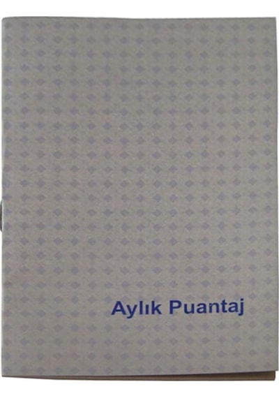 Dilman Aylık Büyük Puantaj Defteri 1 Adet