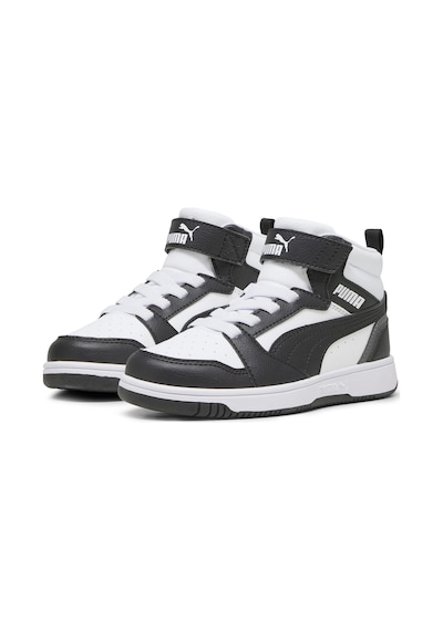 Puma Rebound V6 Mıd Çocuk Ayakkabı 393832 01 Beyaz