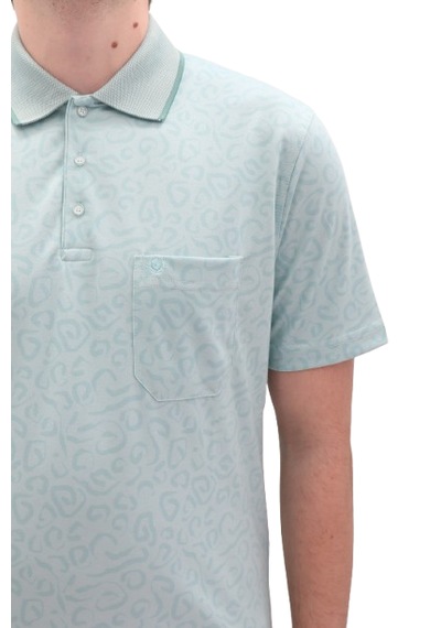 Santa Dmctekstil Erkek 2026 Desenli Klasik Kesim Rahat Kalıp Tek Cepli Polo Yaka T-shirt Turkuaz Santa Dmctekstil Erkek 2026 Desenli Klasik Kesim Rahat Kalıp Tek Cepli Polo Yaka T-shirt Turkuaz