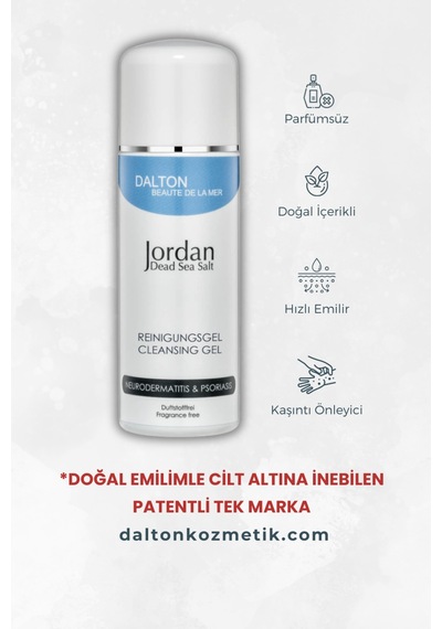 Jordan Ölü Deniz Tuzlu Strese Bağlı Hassaslaşan Ve Yoğun Kuru Ciltler İçin Sakinleştirici Arındırıcı Temizleme Jeli - 56448732