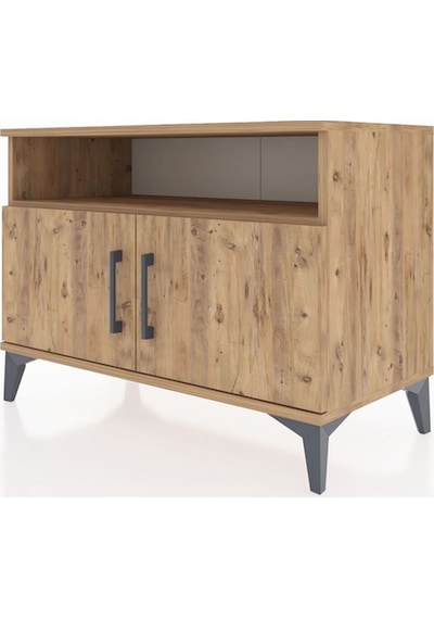 Hyperion Şifonyer 2 Raflı 2 Kapaklı 88x44x64 Çam-çam Çam