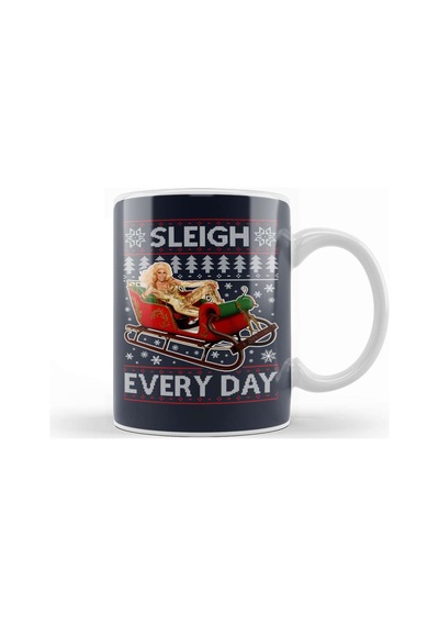 Sleigh Everyday Rupaul Christmas Knit Kupa Bardak Porselen Karışık