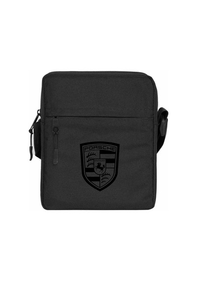 Porsche Logo Black Siyah Omuz Çantası