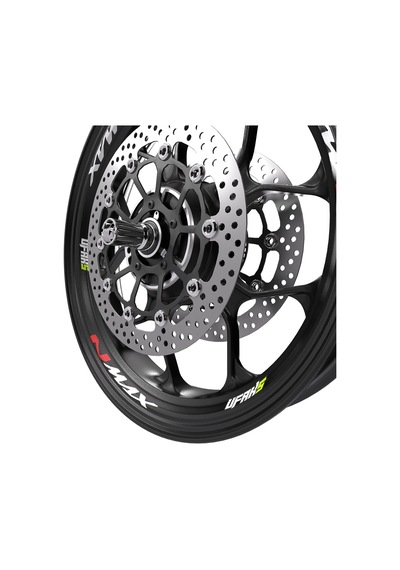 Yamaha Nmax Jant Sticker Fosforlu Kırmızı