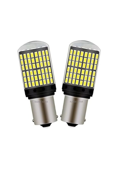 144 Ledli Ultra Parlak Geri Vites Park Ampül Tek Duy Beyaz 2 Ade