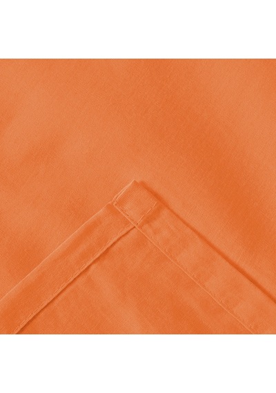 Soft Çift Kişilik Düz Kenar Çarşaf - Turuncu - 260x270 Cm Renkli
