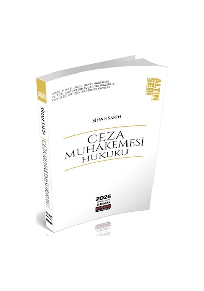 Ceza Muhakemesi Hukuku Konu Anlatımı Savaş Yayınları 2026