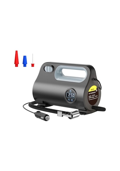 Zhltools St-5523 Led Işıklı Taşınabilir Hava Pompası Kompresör Araç Lastik Şişirme Makinesi