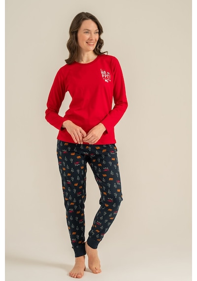 Rolypoly Be Happy Everyday Anne Kız Kırmızı Uzun Kol Pijama Takım Rp3932-a-v1 Rp3932-a-v1 Rolypoly Be Happy Everyday Anne Kız Kırmızı Uzun Kol Pijama Takım Rp3932-a-v1 Rp3932-a-v1