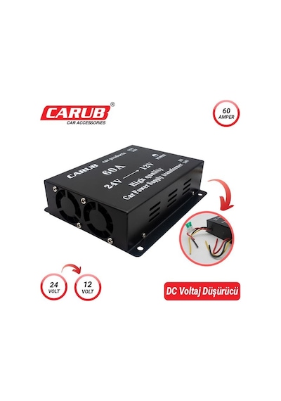 Carub Düşürücü 24v 12v Ta 60 Amper