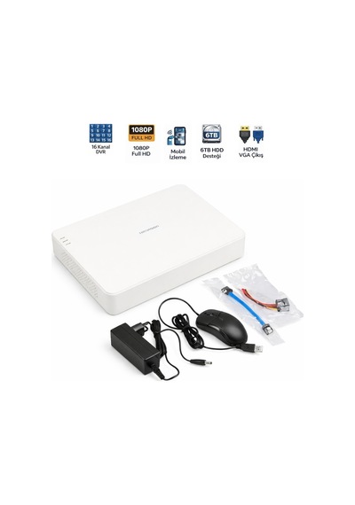Ds-7116hghı-m1 16 Kanal Dvr H.265 Pro+ Güvenlik Kayıt Cihazı