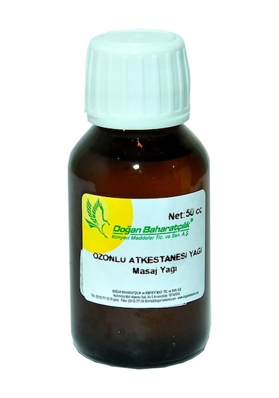 Doğan Baharatçılık Ozonlu At Kestanesi Yağı 50 ML Saf Ozon Masaj