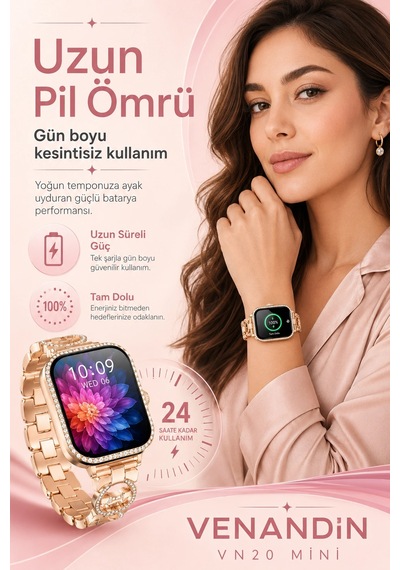 Dokunmatik Ekranlı Akıllı Saat Çoklu Kordon Setli Spor Takip Ve Günlük Kullanım Uyumlu