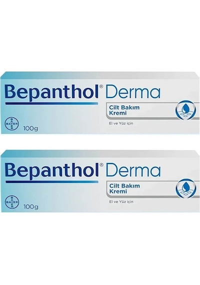 Bepanthol Derma El ve Yüz İçin Cilt Bakım Kremi 2 x 100 G