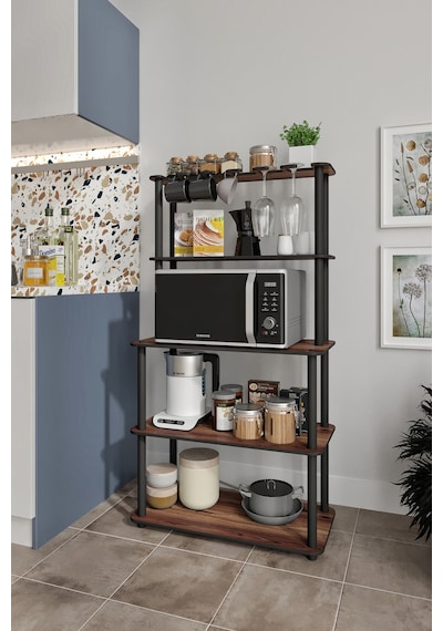 Dekoratif Masivo Mıkrodalga Esspresso 4 Katlı 33 Cmx68 Cm Dikdörtgen Çok Amaçlı Raf Madran Ceviz Ceviz Dekoratif Masivo Mıkrodalga Esspresso 4 Katlı 33 Cmx68 Cm Dikdörtgen Çok Amaçlı Raf Madran Ceviz Ceviz