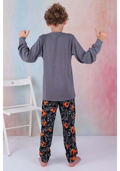 Yeni Sezon Erkek Çocuk Gez Garson Basketball Uzun Kollu Pamuk İnterlok Pijama Takımı 5154-füme Füme Yeni Sezon Erkek Çocuk Gez Garson Basketball Uzun Kollu Pamuk İnterlok Pijama Takımı 5154-füme Füme
