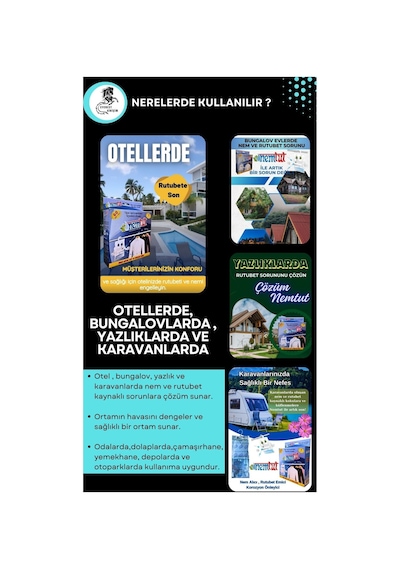 Nem Alıcı Rutubet Emici Koku Giderici Korozyon Önleyici 1 Kutu Içerisinde 2 Paket
