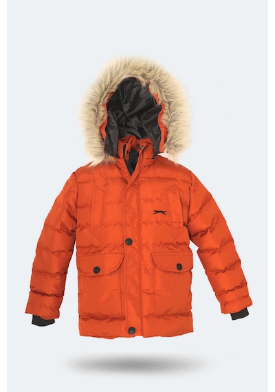 Slazenger Napolı I Unisex Çocuk Mont & Kaban Kiremit