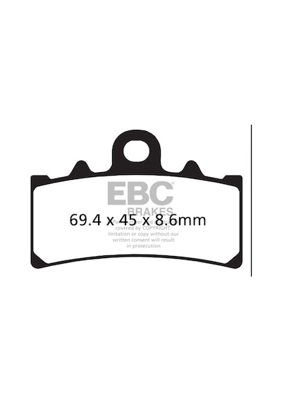 Ebc Fren Balatası Sinter Fa606hh 2020-2023 Ktm 250 Adventure Ön
