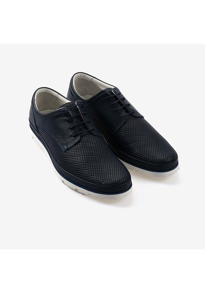 Kemal Tanca Hakiki Deri Erkek Spor & Sneaker Ayakkabı 18520 Lacivert