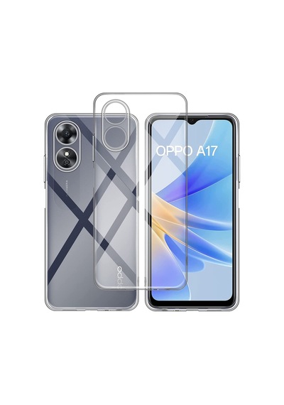Kvy Oppo A17 Kamera Korumalı Süper Silikon Kılıf