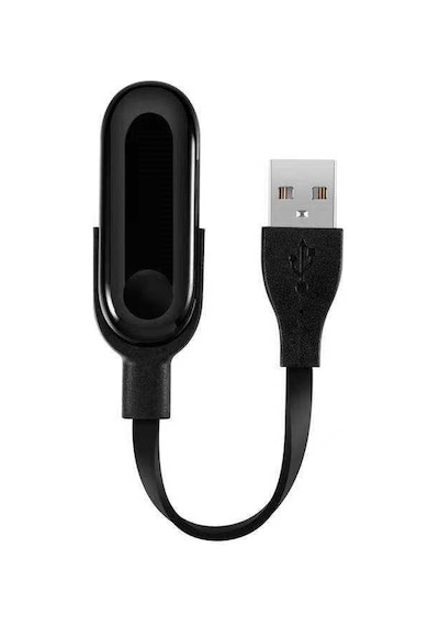 Siyah Xiaomi Mi Band 2 Usb Şarj Kablosu-zore